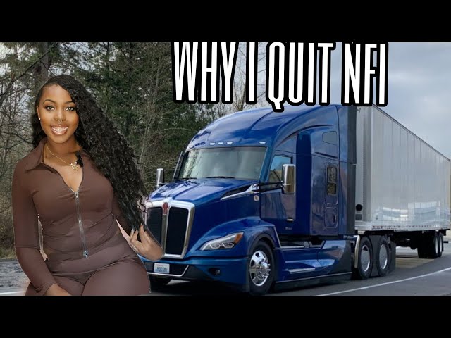 Why I quit a high paying trucking job nfi❗️🚛✨️ class=