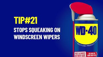 How To Stop Squeaking On Windscreen Wipers With WD-40 Multi-Use Product