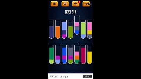 Water Sort Puzzle - Color Liquid Sorting Game Level 515 Solution