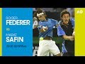 Roger Federer vs Marat Safin in a five-set epic! | Australian Open 2005 Semifinal