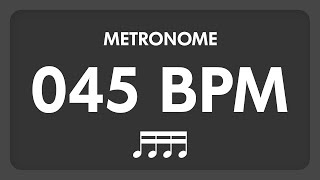 45 BPM - Metronome - 16th Notes