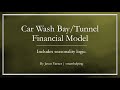 Car Wash Business - 5 Year Financial Model