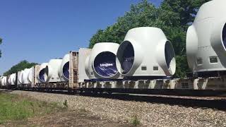 Union Pacific Freight Train 29 (more wind turbine parts!)
