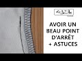 Tuto couture un beau point darrt  astuces