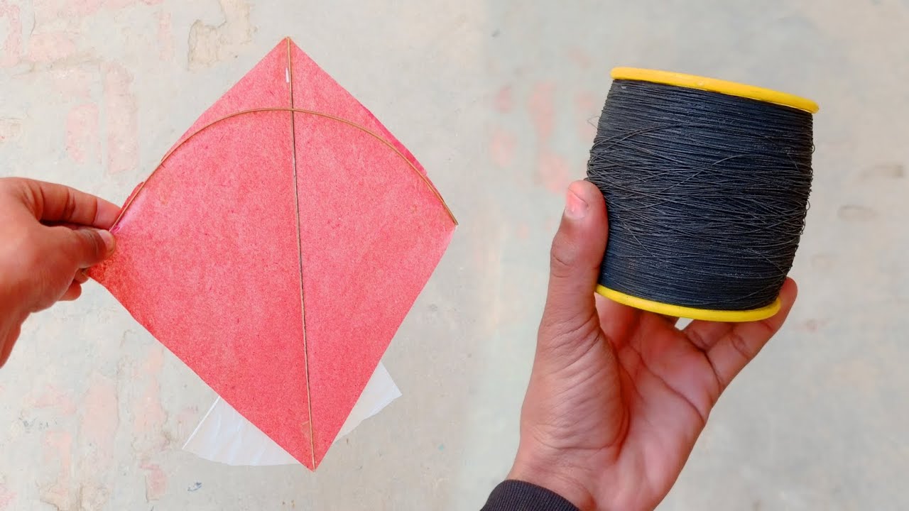 New kite making and red card making at home 