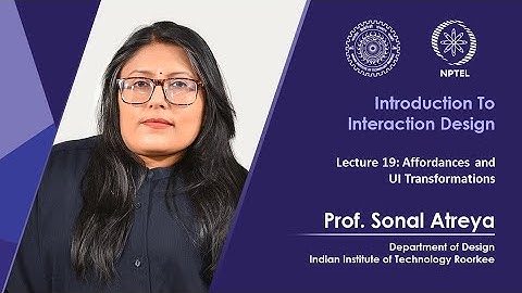 Lecture 19: Affordances and UI Transformations