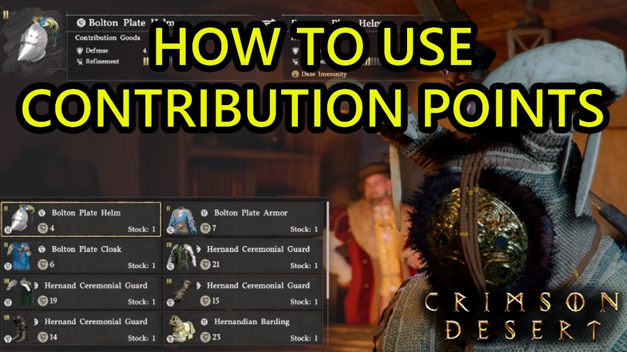 Crimson Desert Contribution Levels Guide. How to Use Contribution ...