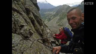 Високі Татри , Підйом по ланцюгах на вершину гори Риси 2500м