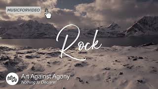 Best Dark Rock Music for Video [ Art Against Agony - Nothing to Declare! ]