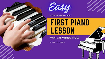 How to Play Piano: Day 1 - EASY First Lesson for Beginners