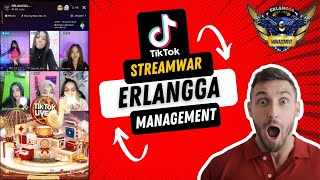 Streamwar agency tiktok Erlangga management