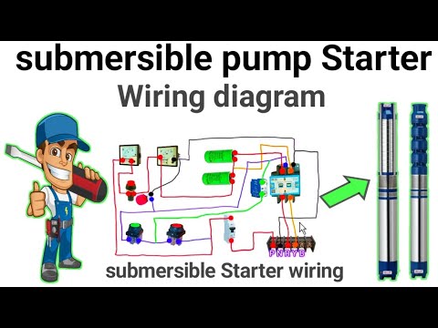 Submersible pump Starter wiring diagram | Submersible Starter wiring