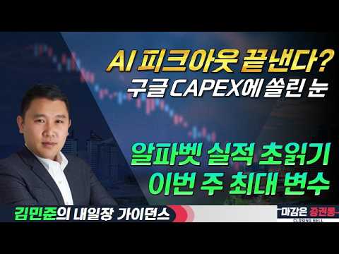 알파벳 실적 D-1/CAPEX가 피크아웃 판정 #AI #피크아웃 #구글 #알파벳 #실적 #반도체 #내일장가이던스