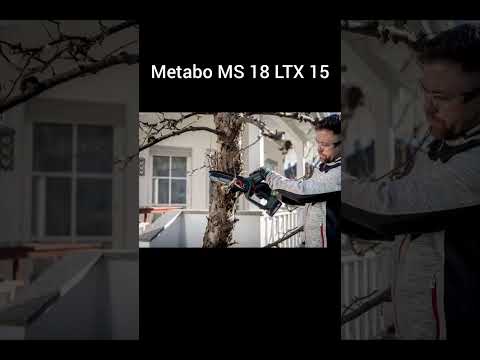 Видео: Metabo MS 18 LTX 15. аккумуляторная мини цепная пила