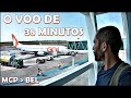 Um VOO instantâneo! Como foi VOAR de Macapá para Belém no 737-8 da GOL - By JET AIRWAYS IN