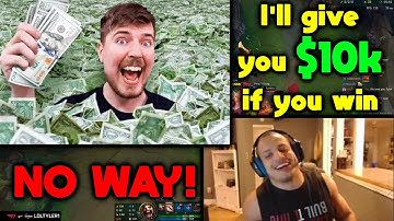 Tyler1 on MrBeast offering $10k to enemies