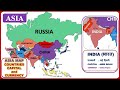Asian countries capital and currency   asia map  world geography  asia continent map
