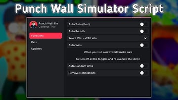 Punch Wall Simulator Script (Pastebin)