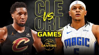 Cleveland Cavaliers vs Orlando Magic Game 5 Full Highlights | 2024 ECR1 | FreeDawkins