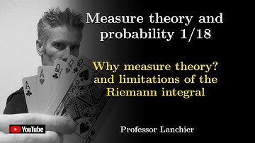 07-01. Measure theory and probability - Why measure theory? and limitations of the Riemann integral.