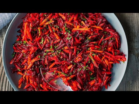 EASY DELICIOUS SALAD NZIZA WATEGURA UFITE ABASHYITSI #applesalad #howtocook #beetroot #carrots