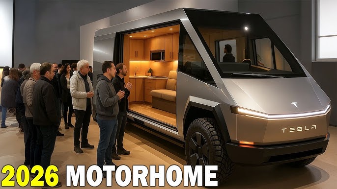 It Happened! Elon Musk Reveals $40.000 Tesla Motorhome New RVs! Insane Features & Specs! - YouTube