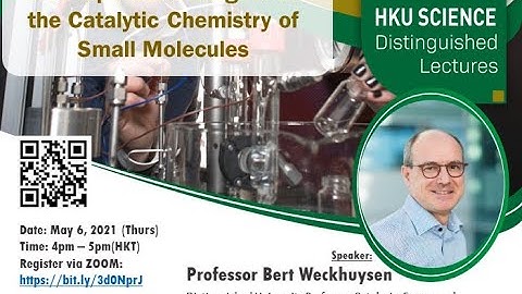 Distinguished Lecture - New Operando Insights in the Catalytic Chemistry of Small Molecules