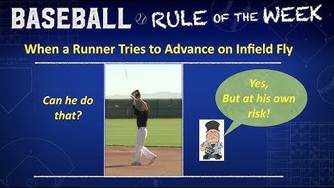 Runner Advances on Infield Fly