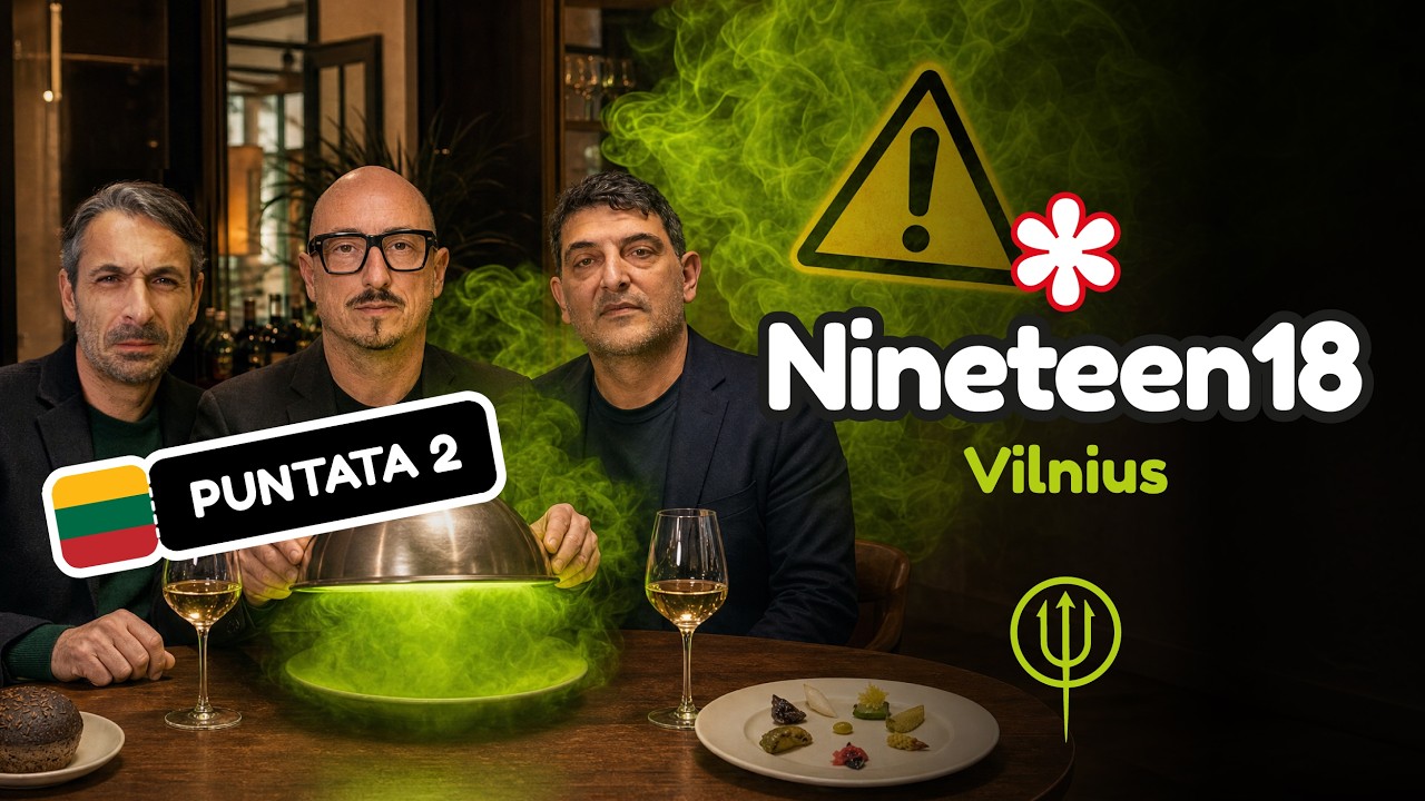 ☠️ VELENO IN UN RISTORANTE STELLATO ⭐️ Nineteen18 a Vilnius in Lituania 🇱🇹