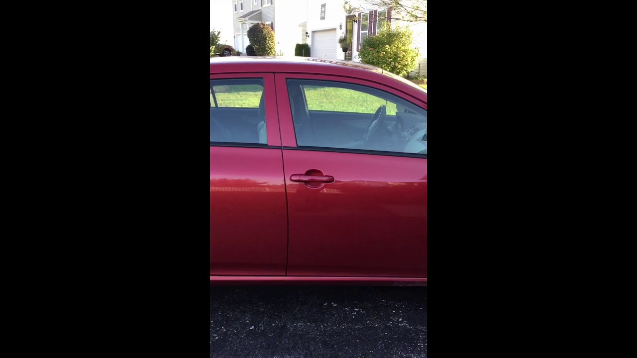 Toyota Corolla 20 % percent tint windows