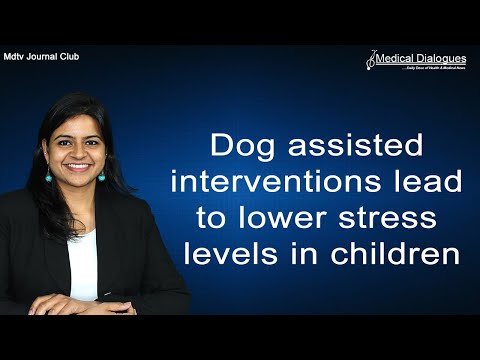 Dog-assisted interventions lead to lower stress levels in children