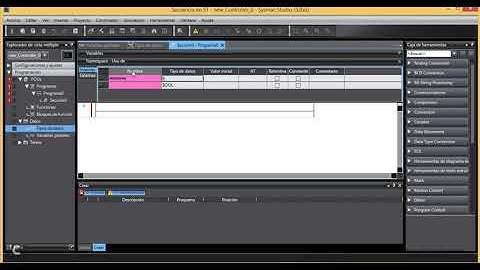 Sysmac Studio Estructura de variables