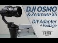 DJI OSMO with X5 Gimbal: How to install the Zenmuse X5 with sample footage
