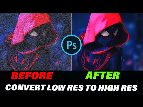 How To Convert Low Resolution To High Resolution in Photoshop | BEST (HIDDEN) WAY | Full Guide