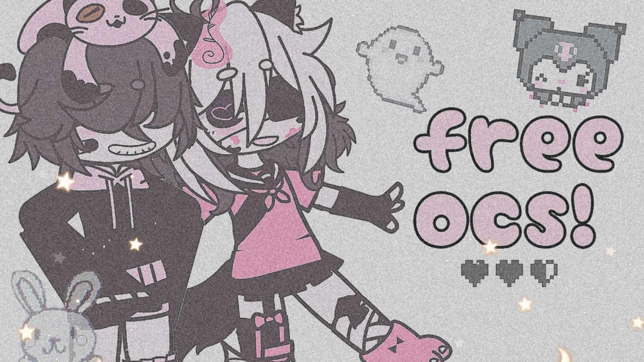 💉 Free 5 Gacha Club Kawaii Goth Ocs! 🔪💓 