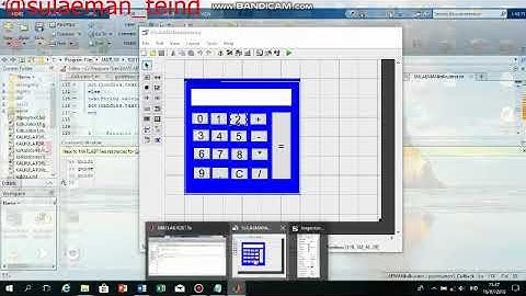 MATLAB GUI, cara membuat kalkulator  dengan matlab di sertai tombol koma dan clear, by:(SULAEMAN)