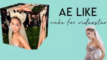 Ae like videostar 3d cube /mayradoesedits