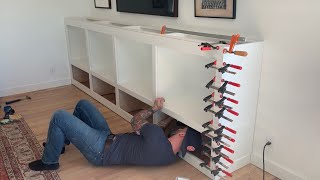 Giant BuiltIn Cabinets || Large Entertainment Center