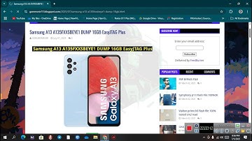 Samsung A13 A135FXXSBEYE1 16GB Dump Firmware | EasyJTAG Plus Tested