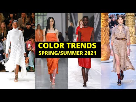 Video: Warna trendi dalam pakaian musim semi-musim panas 2022