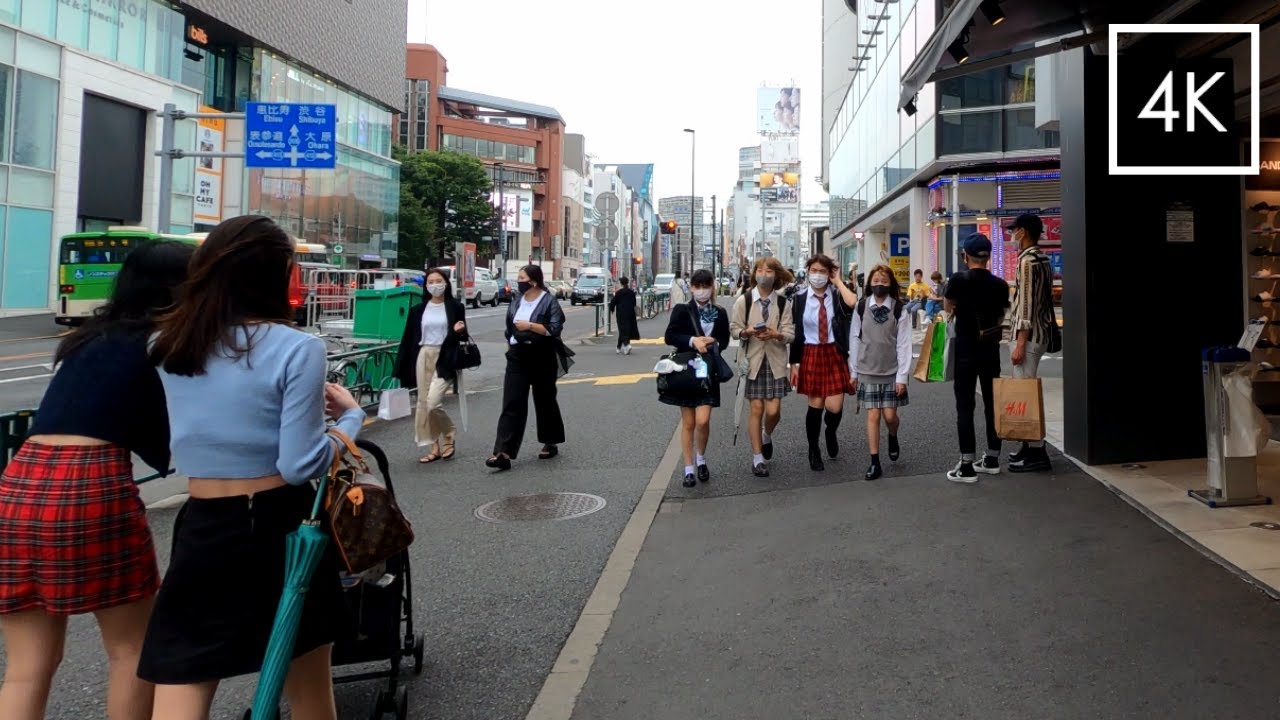 Japanese girl's street fashion paradise. Harajuku | Walk Japan 2021[4K ...