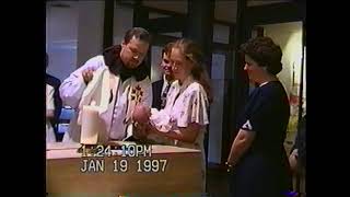 Aubrey Webster Baptized 1/19/97