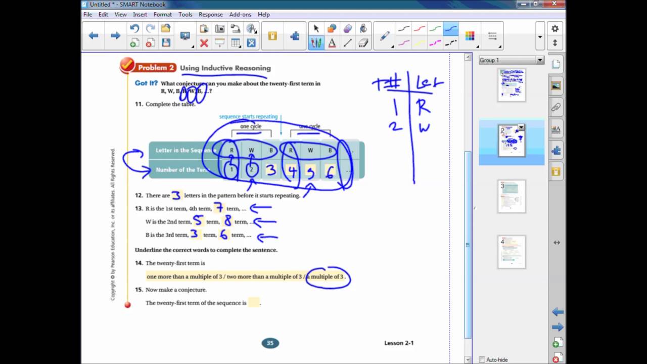 GEOMETRY NOTES SECTION 2.1 - YouTube