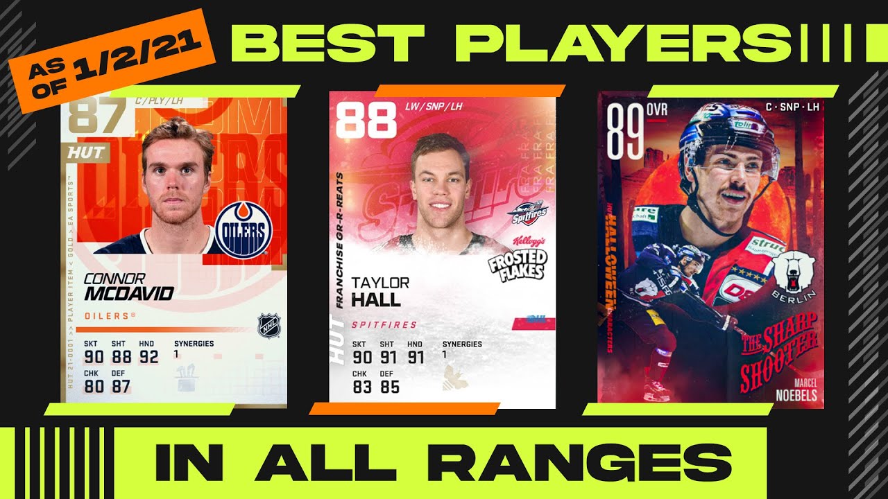NHL 21 HUT BEST IN ALL PRICE RANGES JAN 2ND YouTube