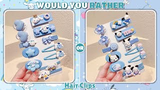 Would You Rather...? Cinnamoroll or Pochacco Edition 💙🤍