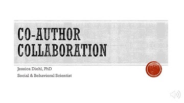 Co-author Collaboration Tips for Writing Academic Journal Papers