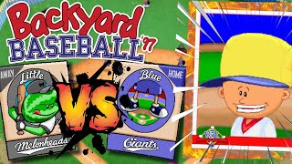 Backyard Baseball 97 First Match of the League Season!