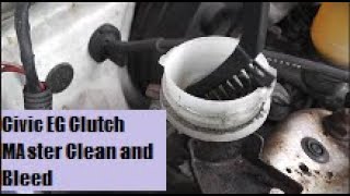 Civic EG WHITE EP15 Clutch Master Clean and Bleed