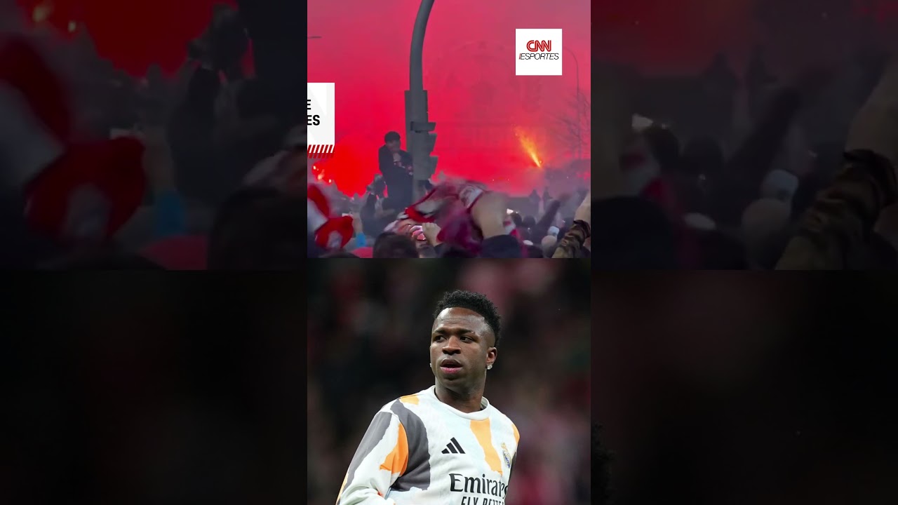 Vini Jr. sofre racismo antes de jogo da Champions League | CNN ESPORTES
