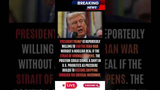 Trump Could End Iran War Without Nuclear Deal